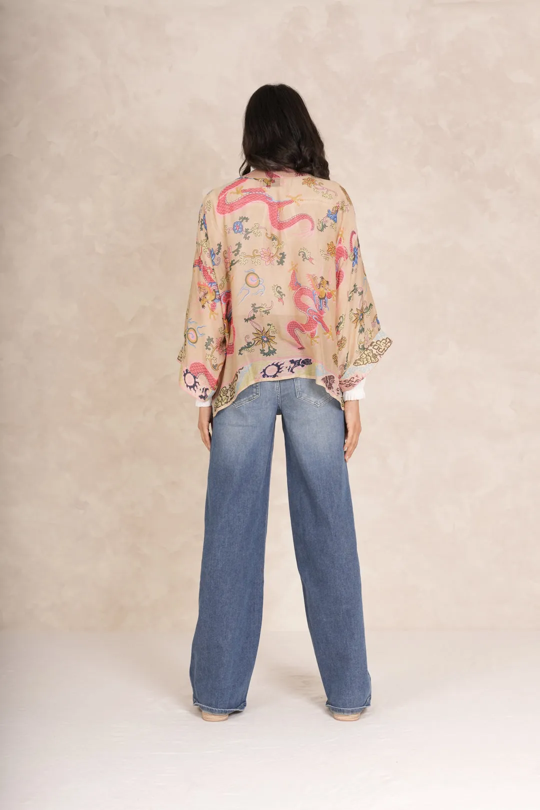 One Hundred Stars Dragon Sand Kimono