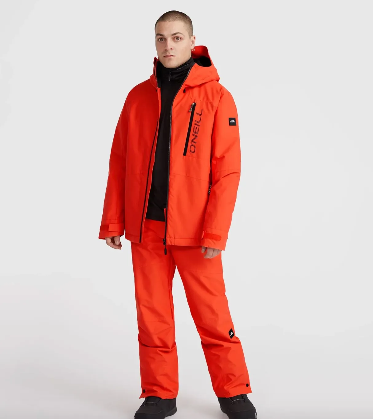 Oneill Mens Hammer Jacket Paprika Flame