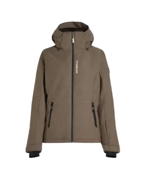 Oneill Stuvite Melange Wmns Jkt Concrete