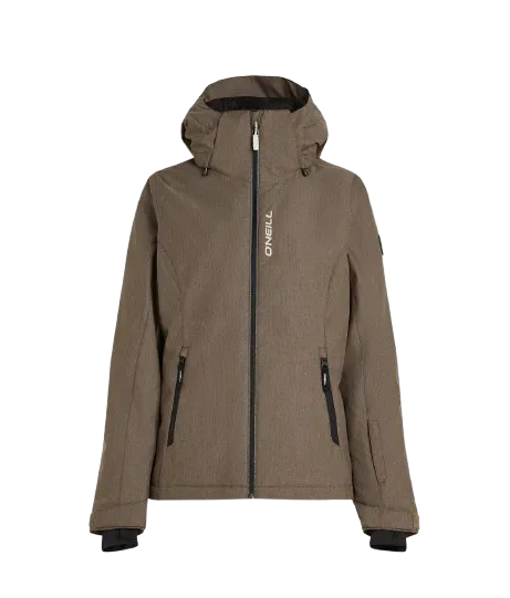 Oneill Stuvite Melange Wmns Jkt Concrete
