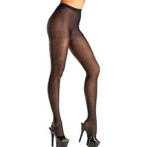 Opaque Black and gold tights