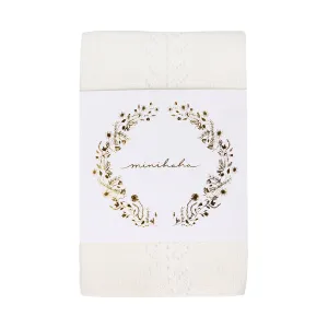 OPEN WORK TIGHTS - IVORY