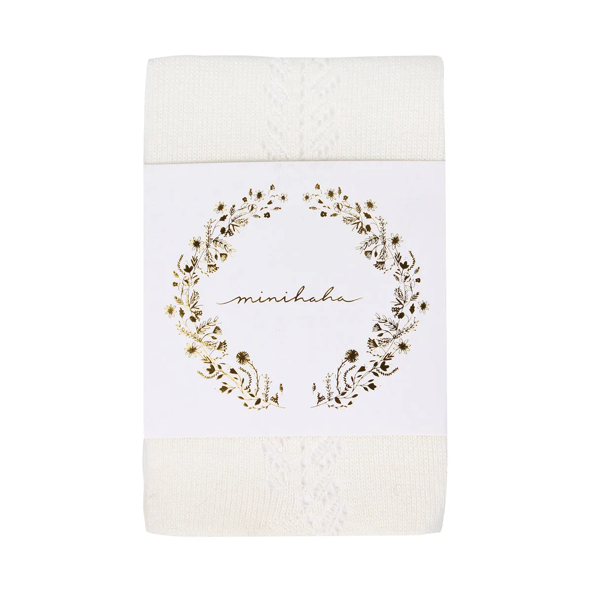 OPEN WORK TIGHTS - IVORY