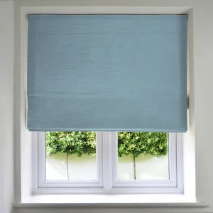 Panama Wedgewood Blue Roman Blind