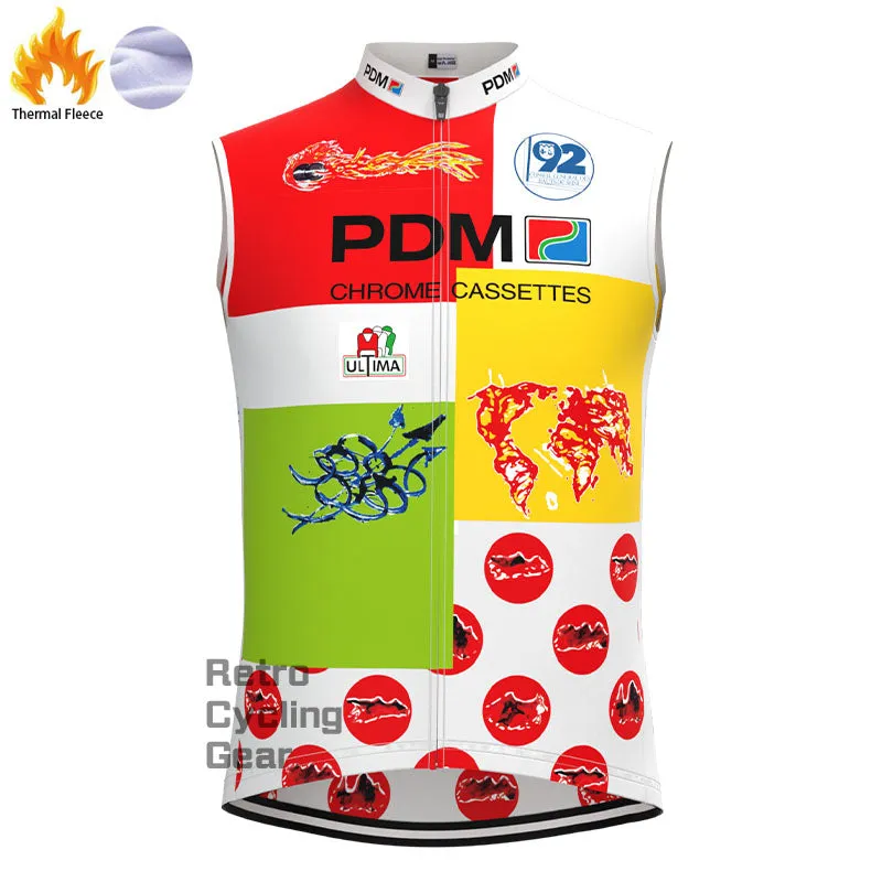 PDM ULTIMA Pattern Fleece Retro Cycling Vest