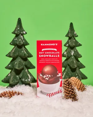 Peppermint Hot Chocolate Snowballs