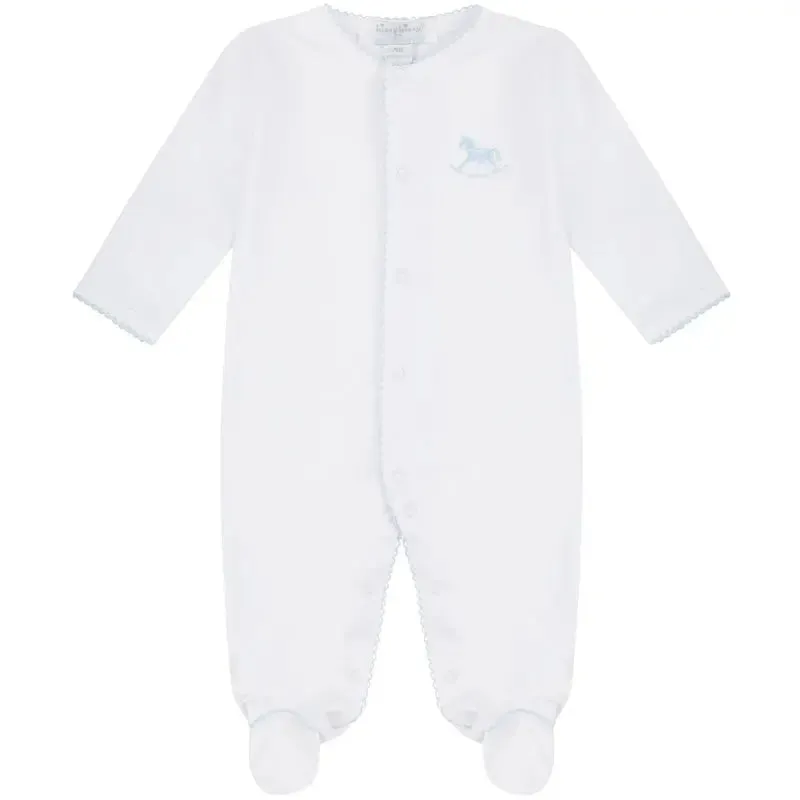 Personalised blue Signature baby gift set