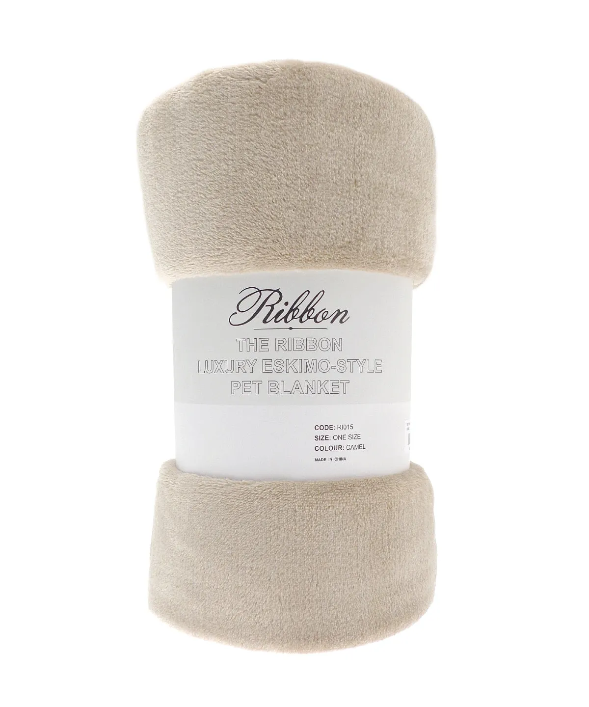 Pet eskimo-style blanket | Camel