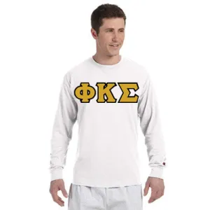 Phi Kappa Sigma Champion Long-Sleeve Tee - Champion CC8C - TWILL