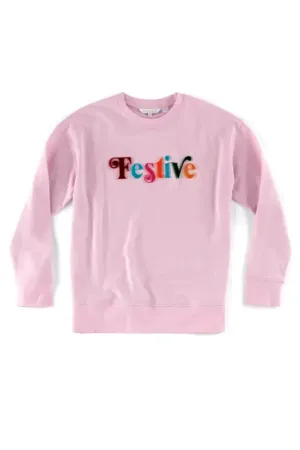Pink "Festive" Sweatshirt