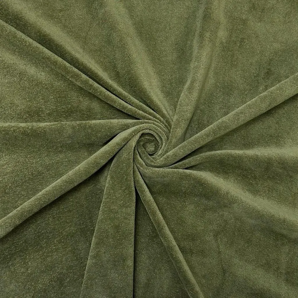 Plain Terry Velour Fabric