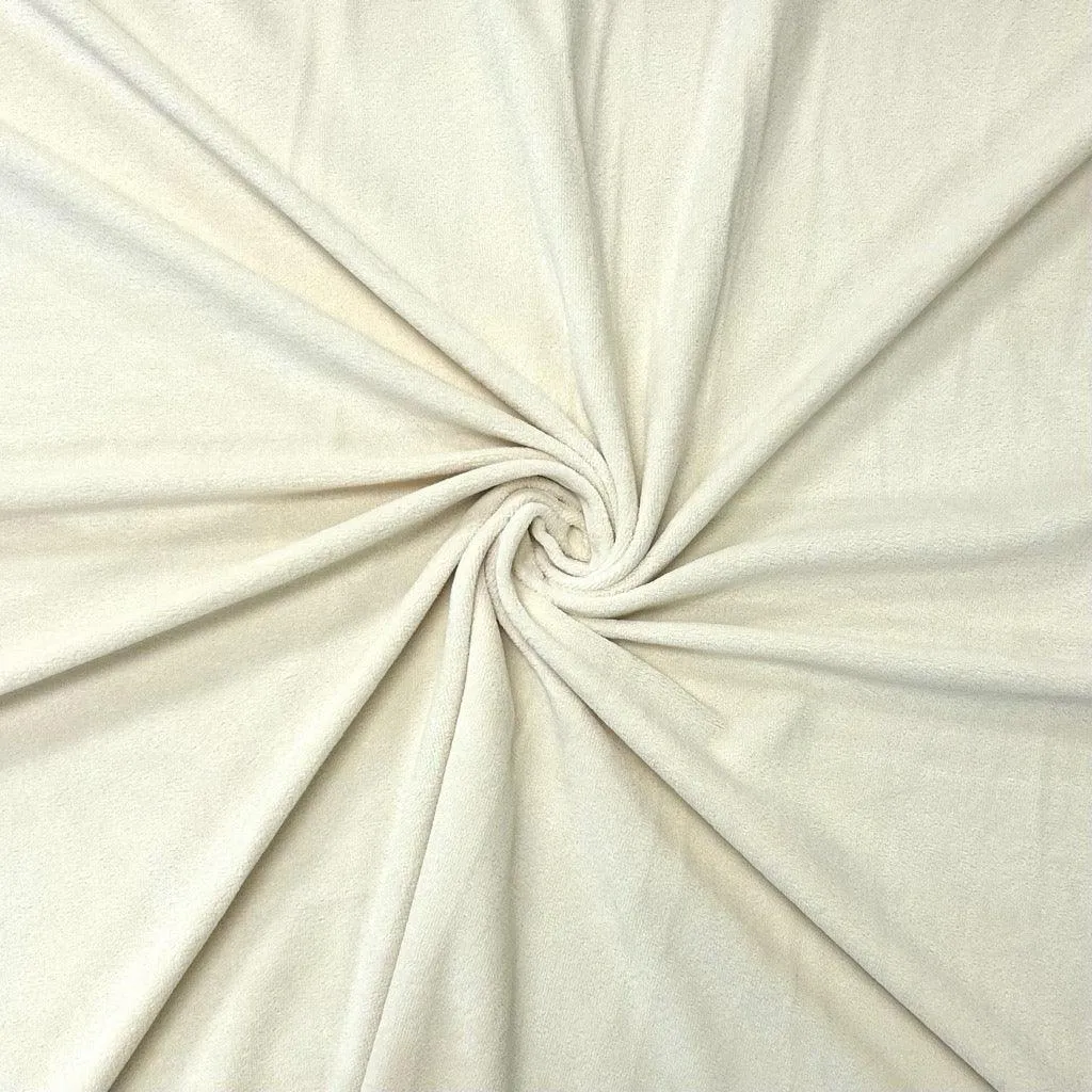Plain Terry Velour Fabric