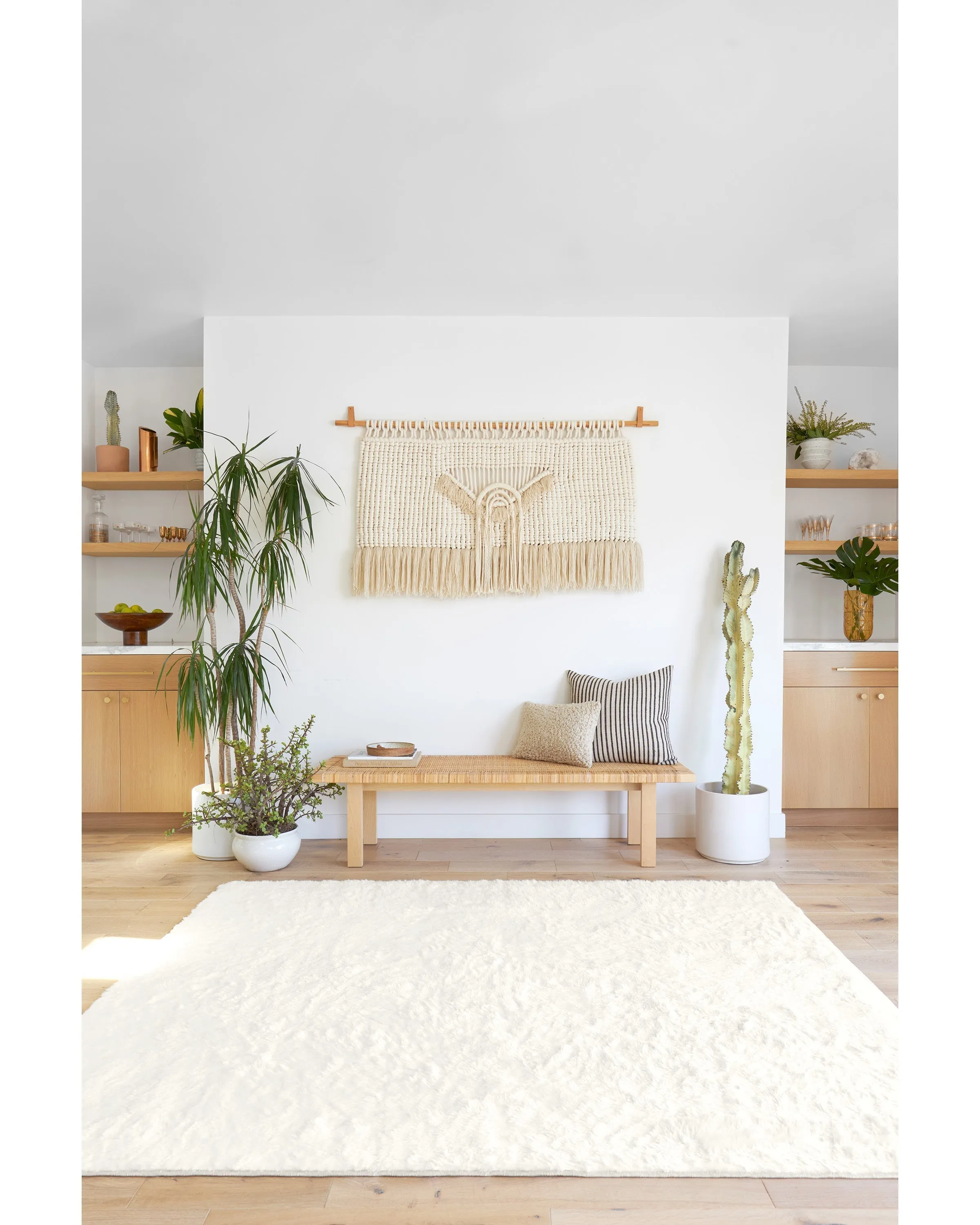 Polar White Plush Rug