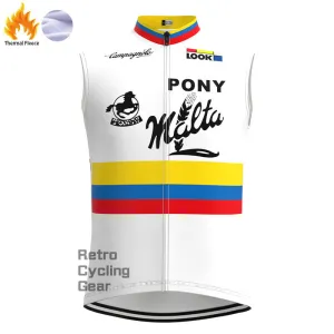 Pony Fleece Retro Cycling Vest