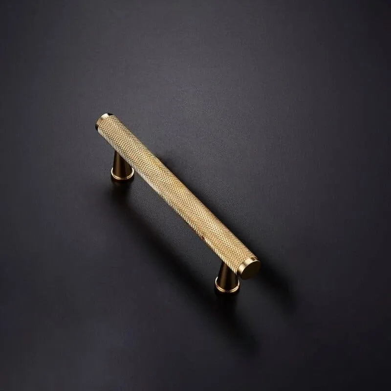 PORTA / Solid Brass Knurled Handles
