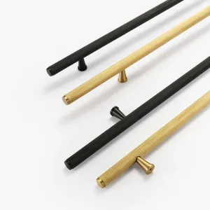 PORTA / Solid Brass Knurled Handles