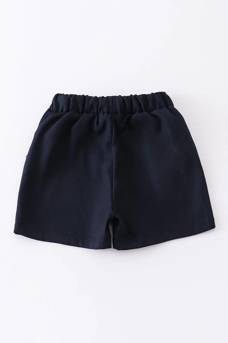 Premium Navy pocket boy shorts