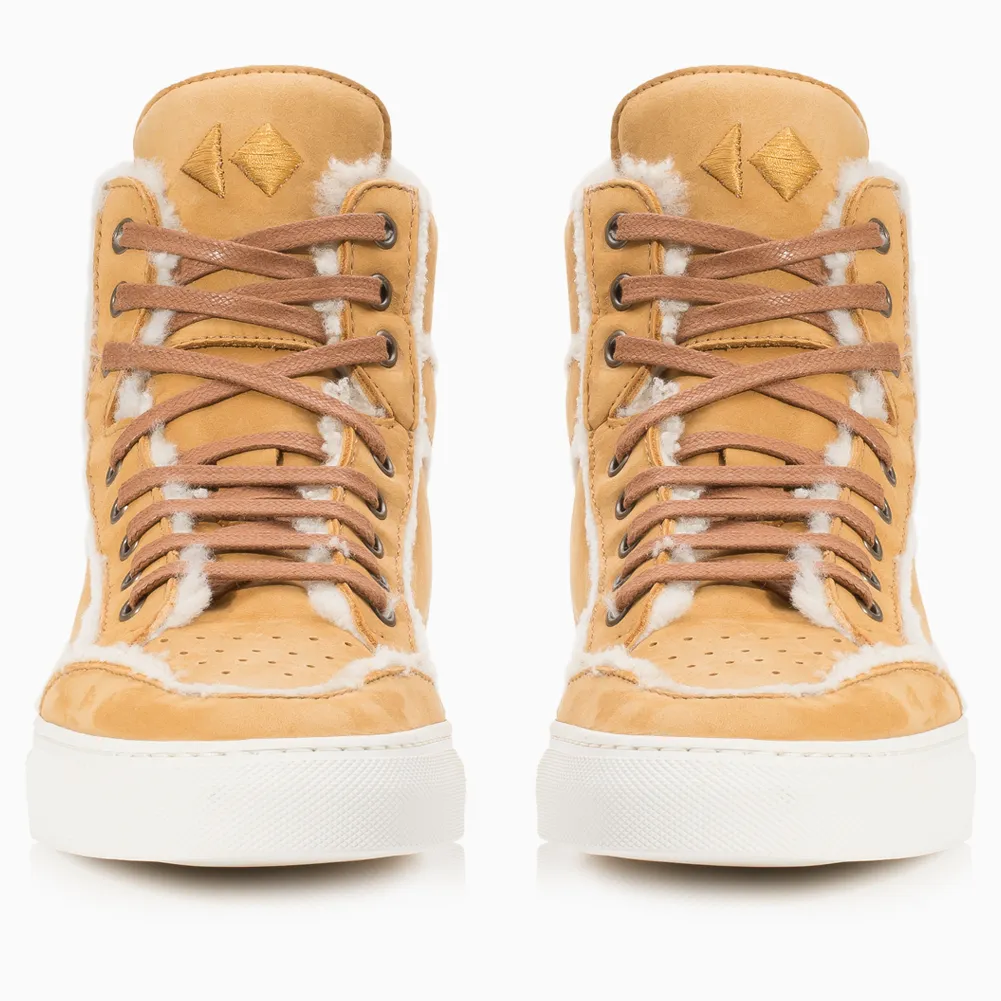 Primo in Caramel Shearling