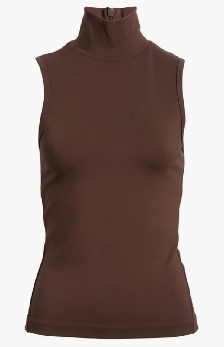 rag & bone Irina Ponte Sleeveless Turtleneck