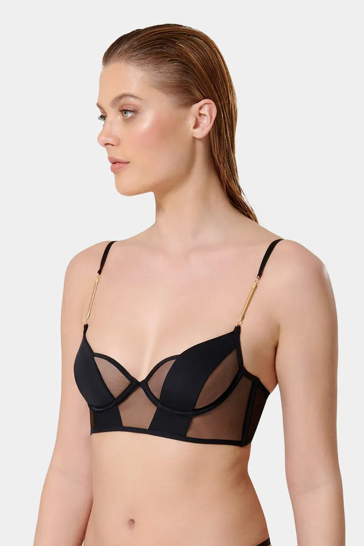 RAINE WIRED LONTIME BRA BLACK