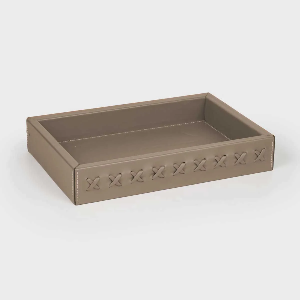 Rectangular Pocket Emptier - Handmade leather trinket