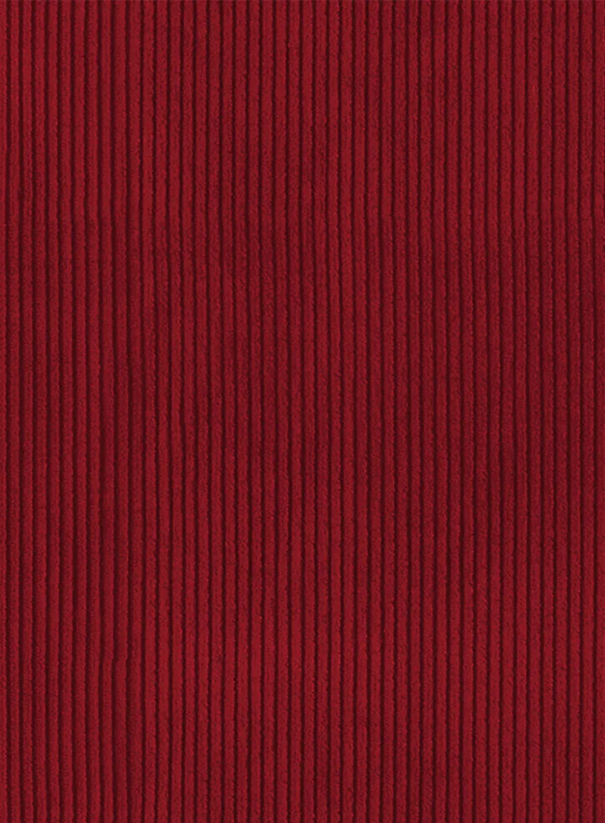 Red Corduroy 3 Piece Suit