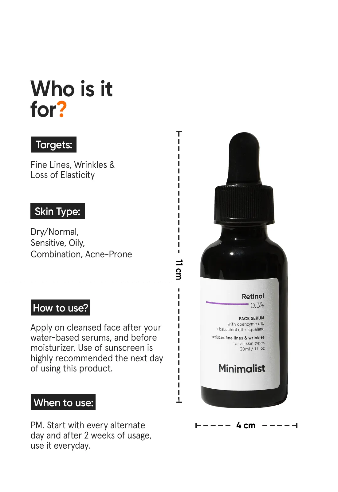 Retinol 0.3% Face Serum