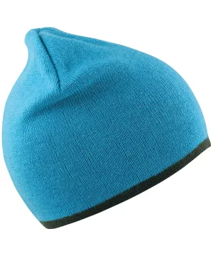 Reversible fashion fit hat | Aqua/Grey