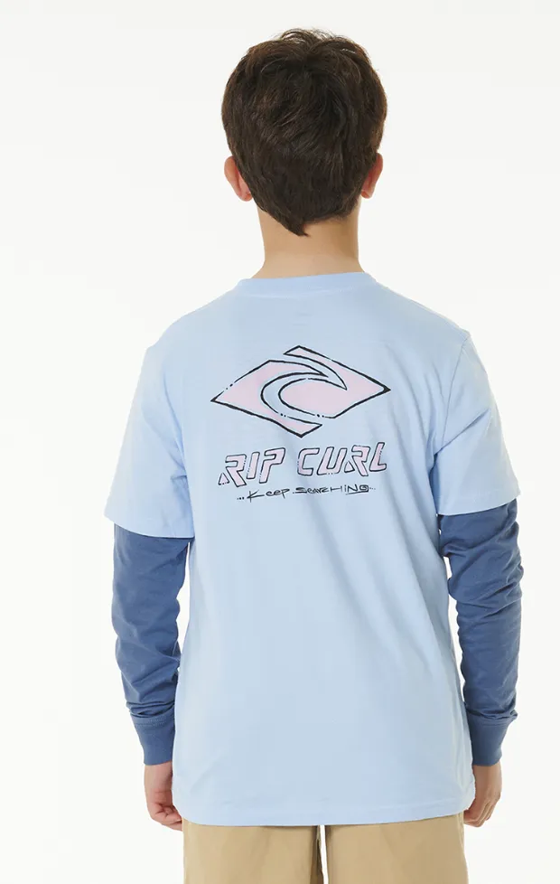 Ripcurl Pure Surf Long Sleeve 2 In 1 Tee Boy