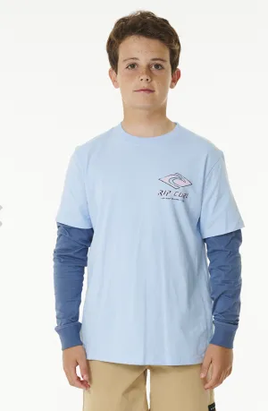 Ripcurl Pure Surf Long Sleeve 2 In 1 Tee Boy