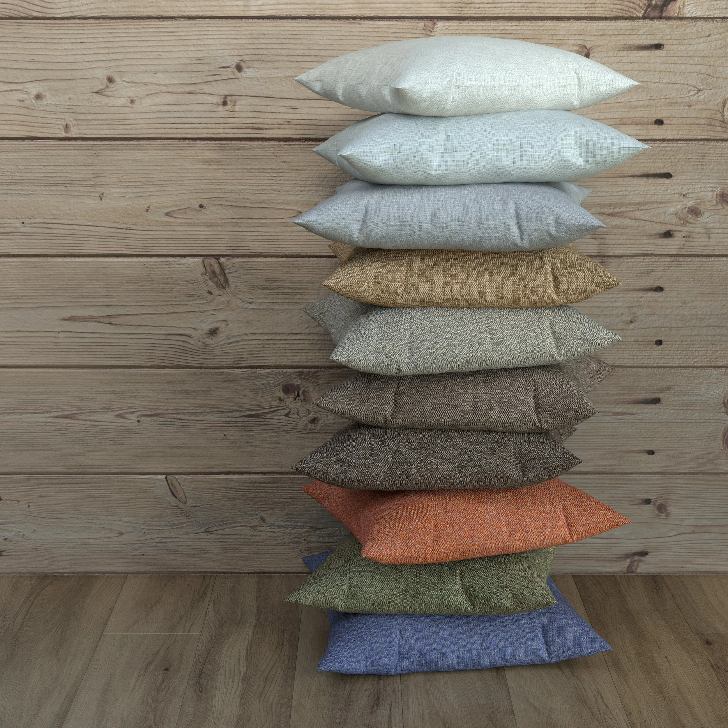 Roma Blue Woven Cushion