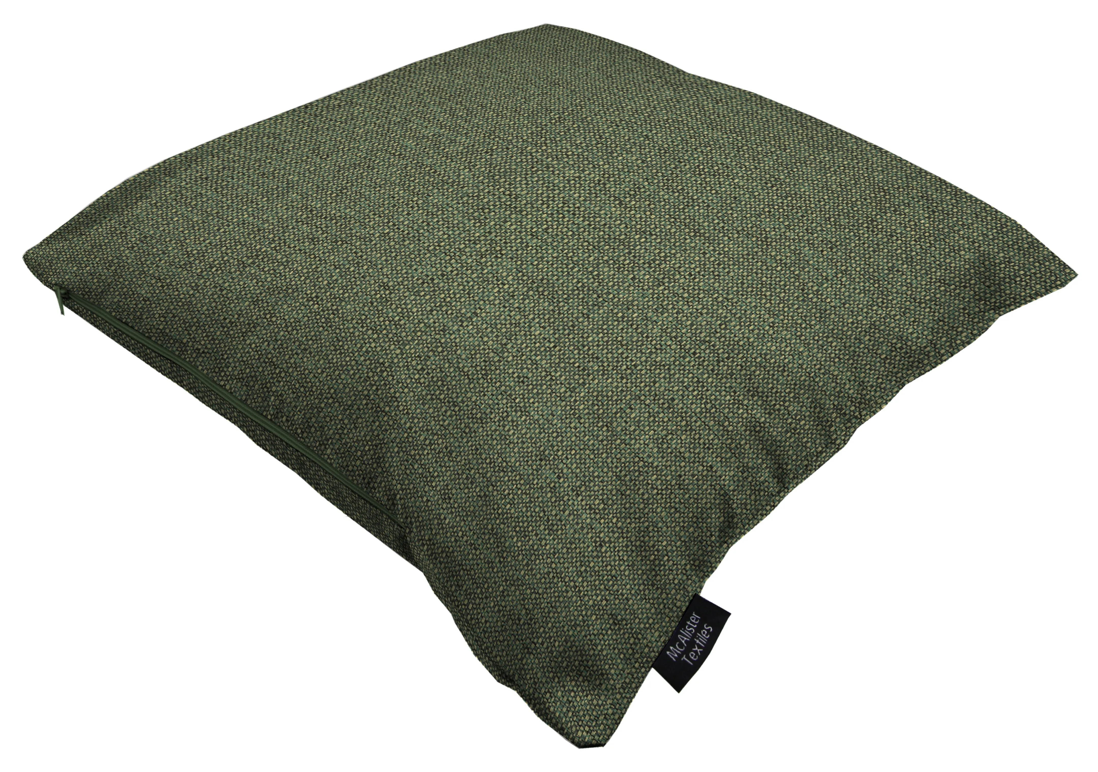 Roma Green Woven Cushion