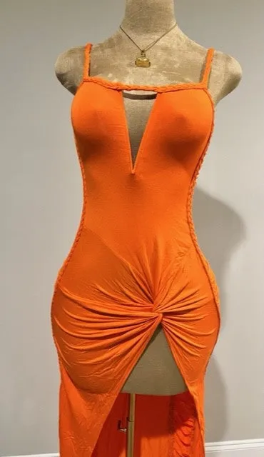 RUCHED BRAIDED PERFECTION DRESS