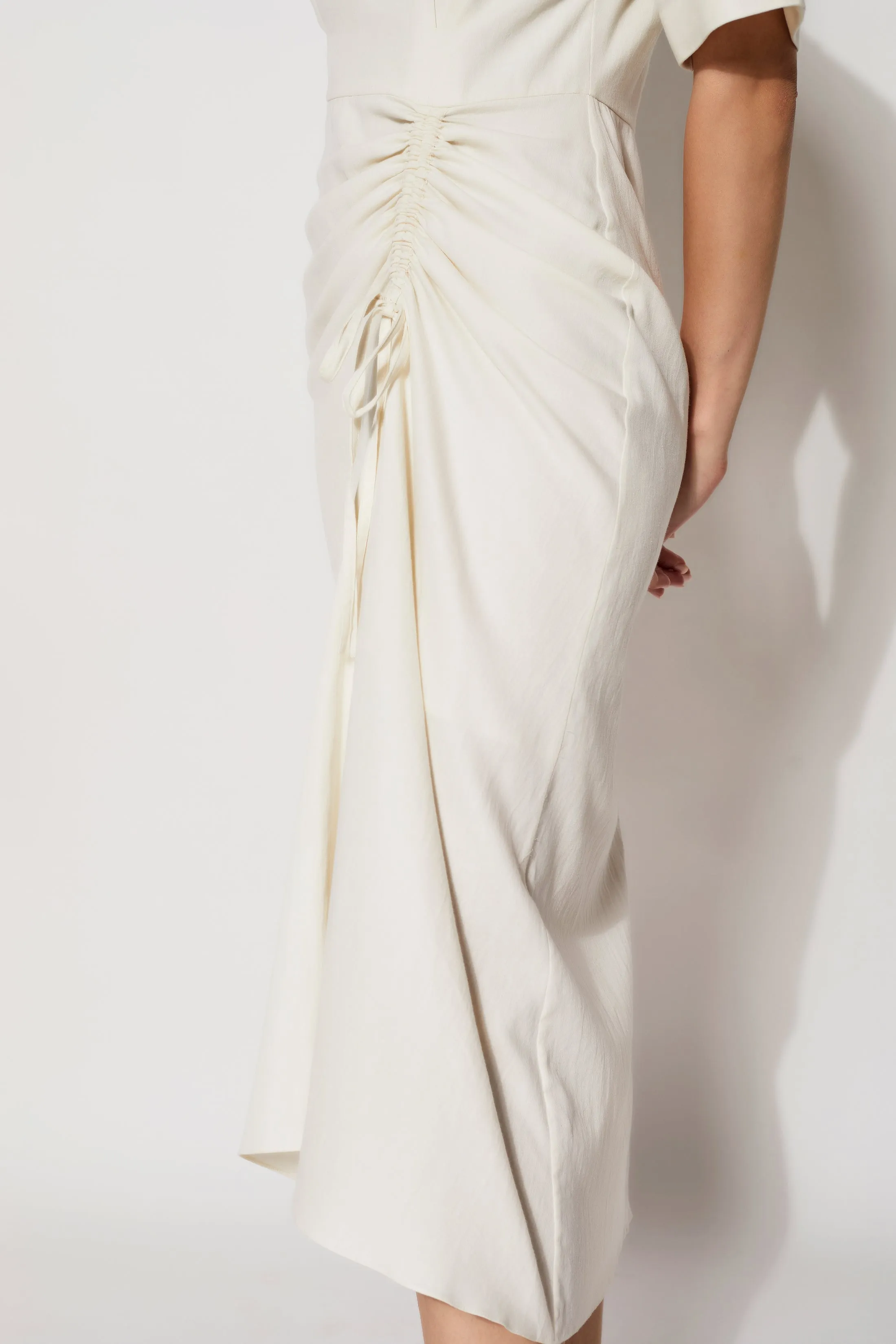 Ruched Drape Dress