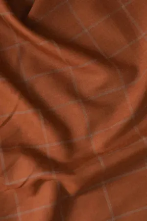 Rust Window Pane 3-Piece Suit