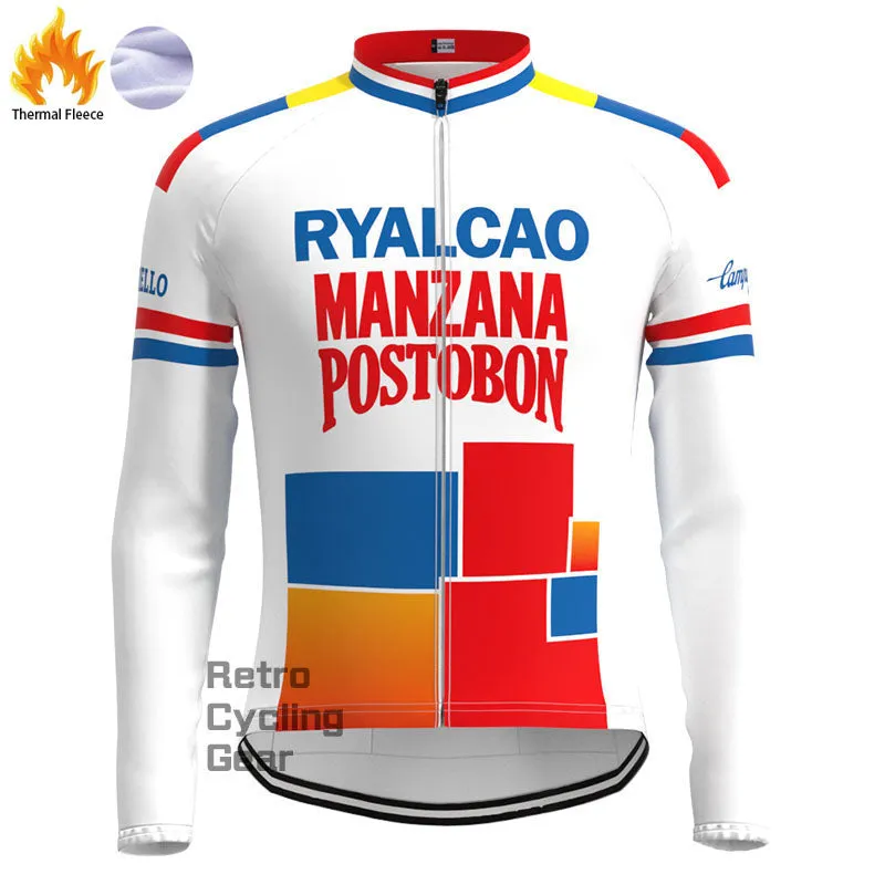 Ryalcao Fleece Retro Long Sleeves Jerseys