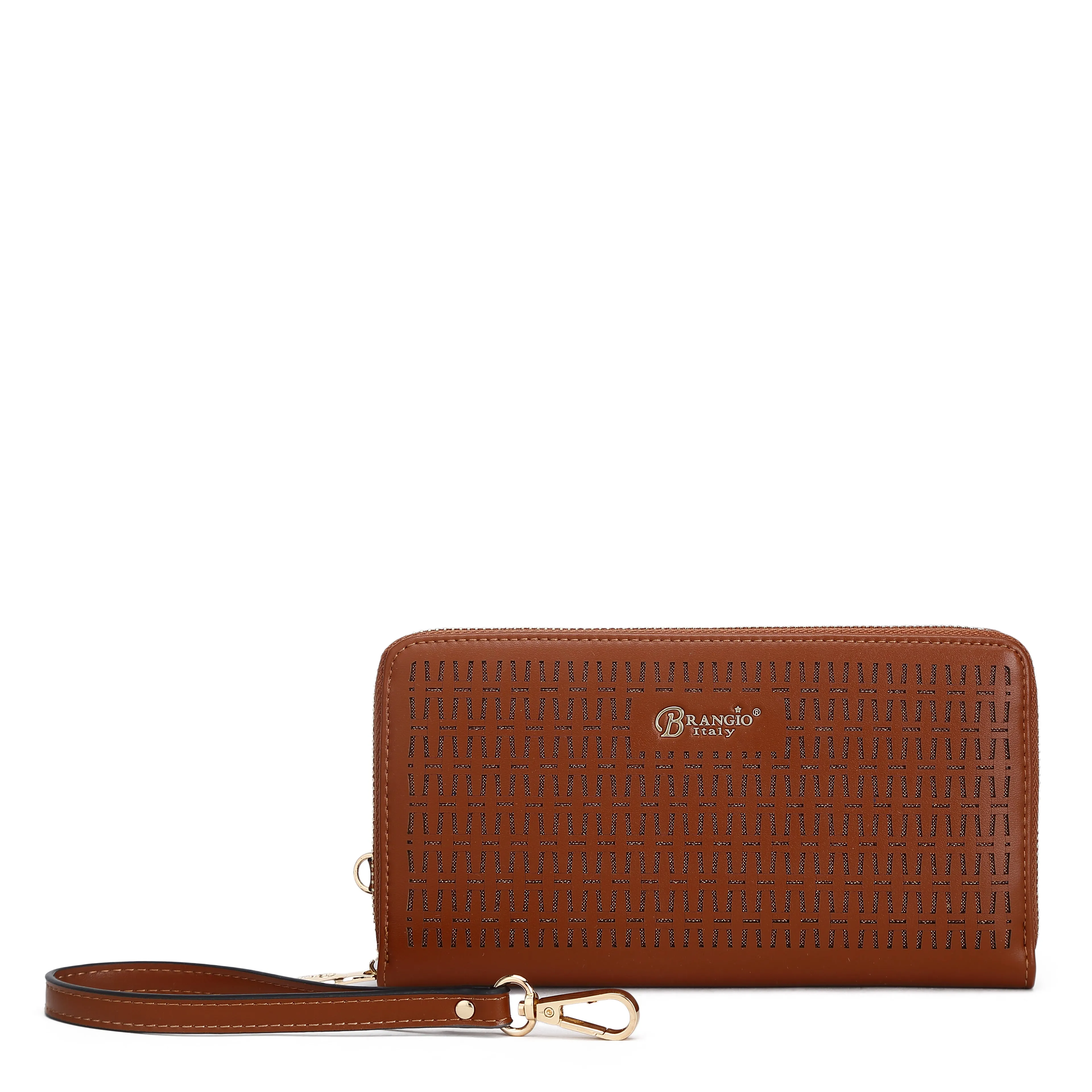 Sacred Heart Vegan Leather Glitter Bling Wristlet Wallet