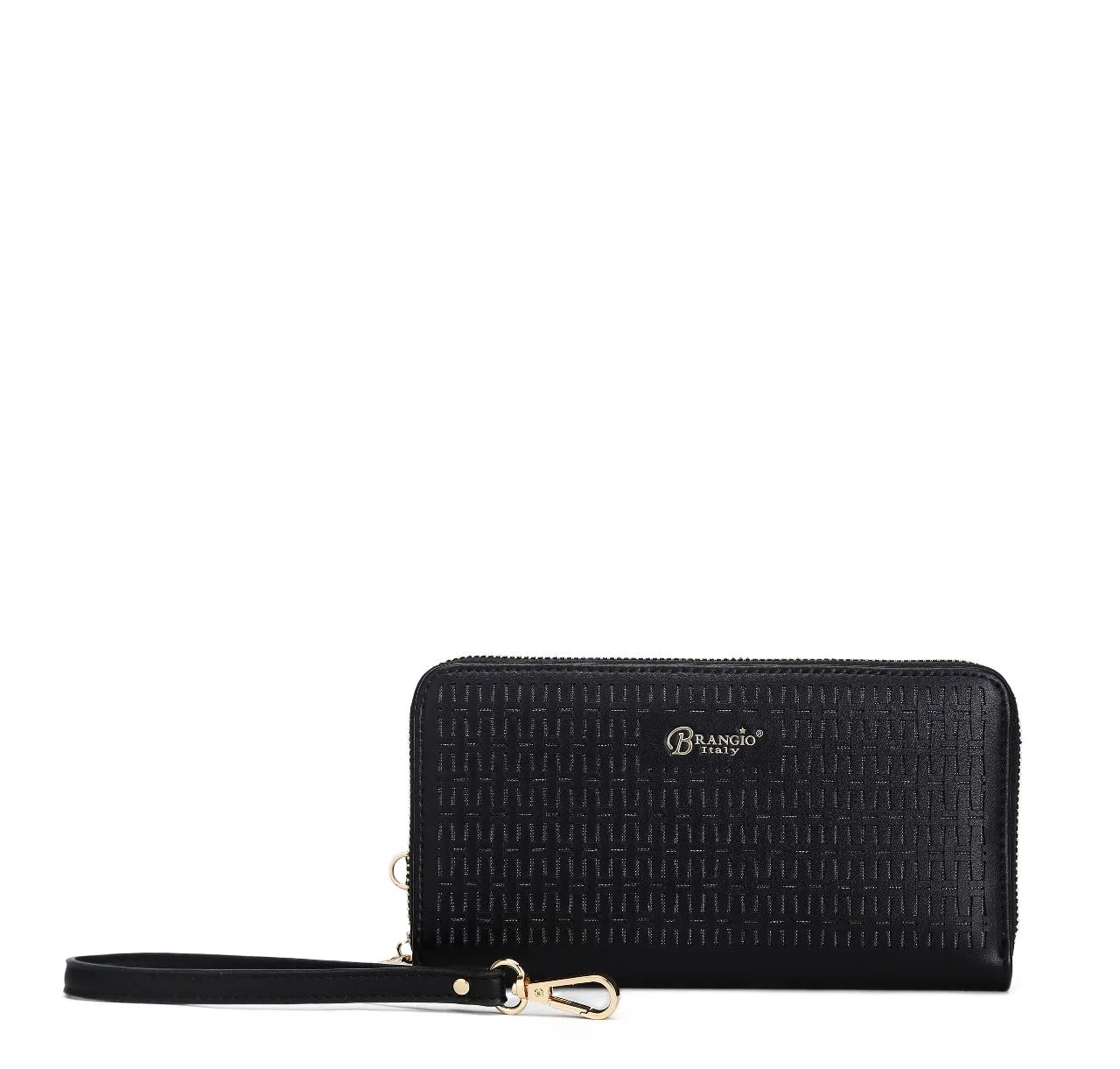 Sacred Heart Vegan Leather Glitter Bling Wristlet Wallet
