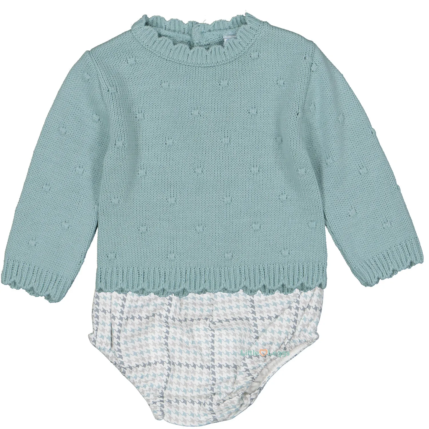 Sage Dogtooth Jumper Set