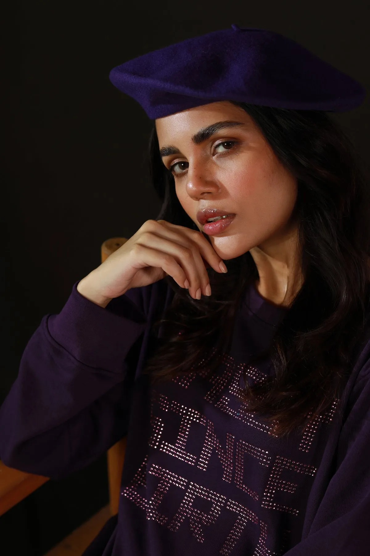 Sassy Purple Sweatshirt - W22 - WSW0034