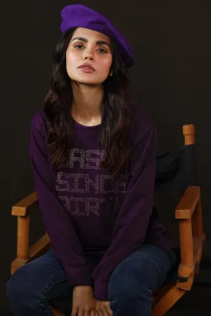 Sassy Purple Sweatshirt - W22 - WSW0034