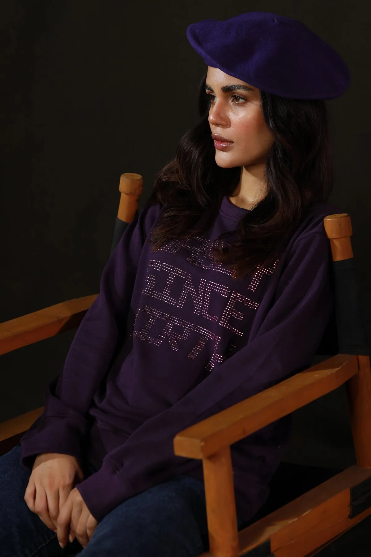 Sassy Purple Sweatshirt - W22 - WSW0034
