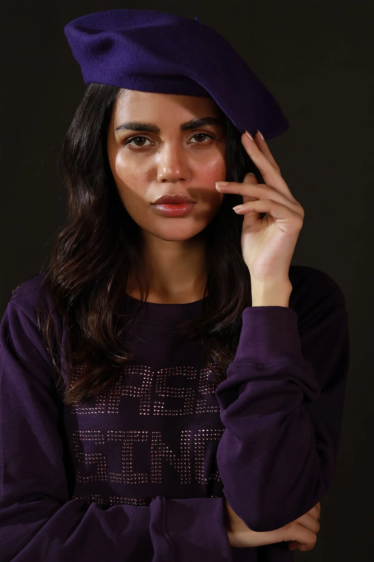 Sassy Purple Sweatshirt - W22 - WSW0034