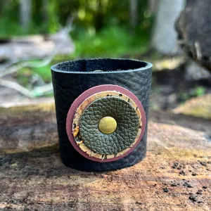 Scarf Cuff for Winter Scarves and Shawls - Black