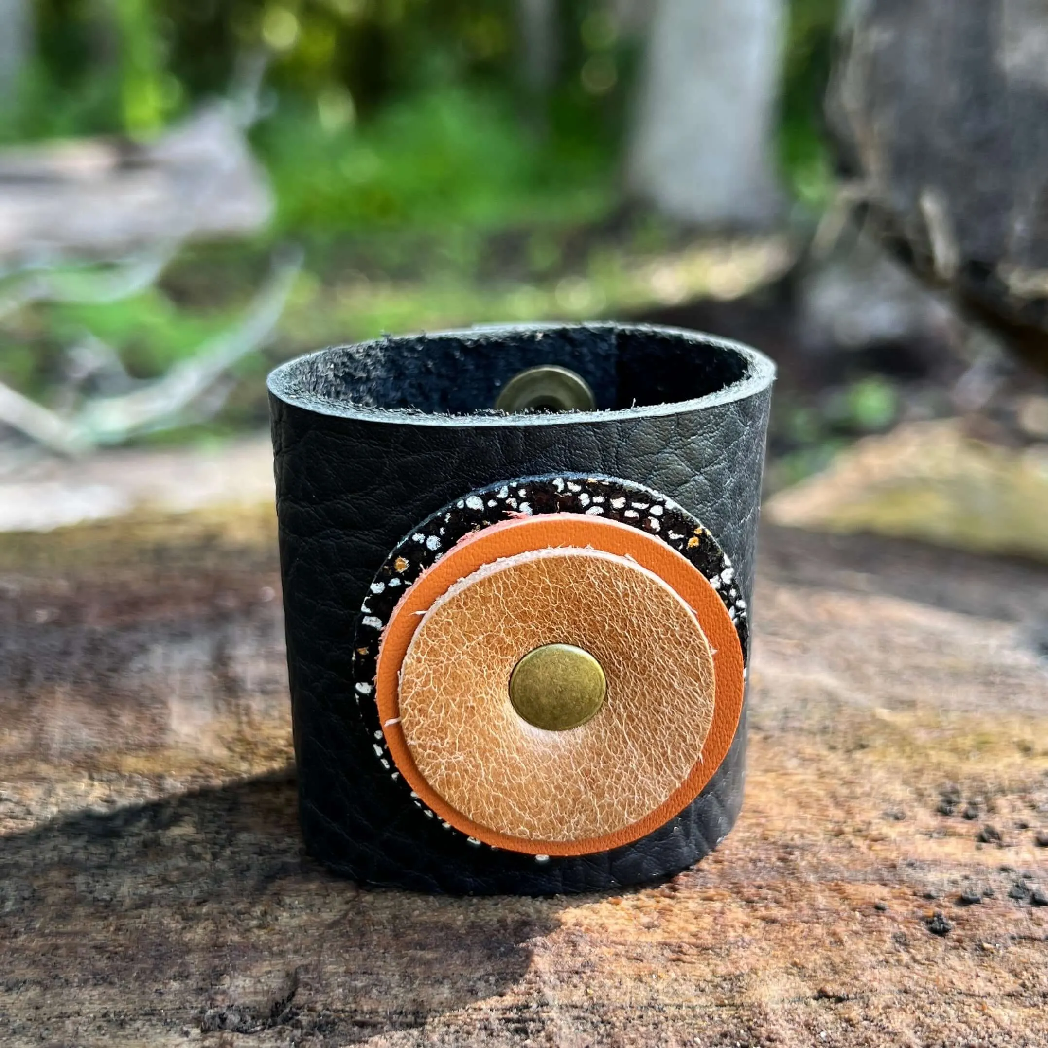 Scarf Cuff for Winter Scarves and Shawls - Black