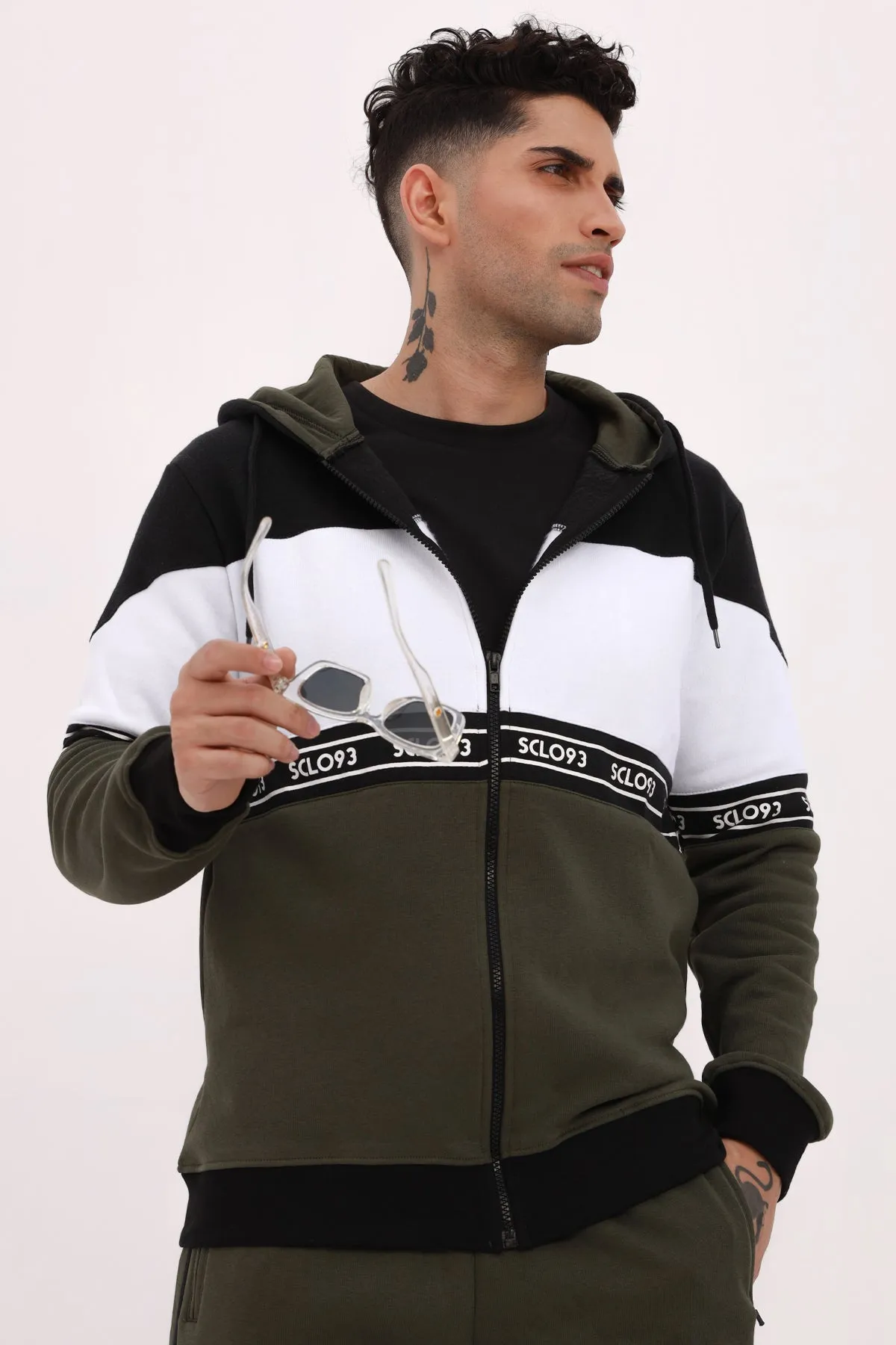 Sclo93 Graphic Zipper Hoodie - W22 - MH0037R