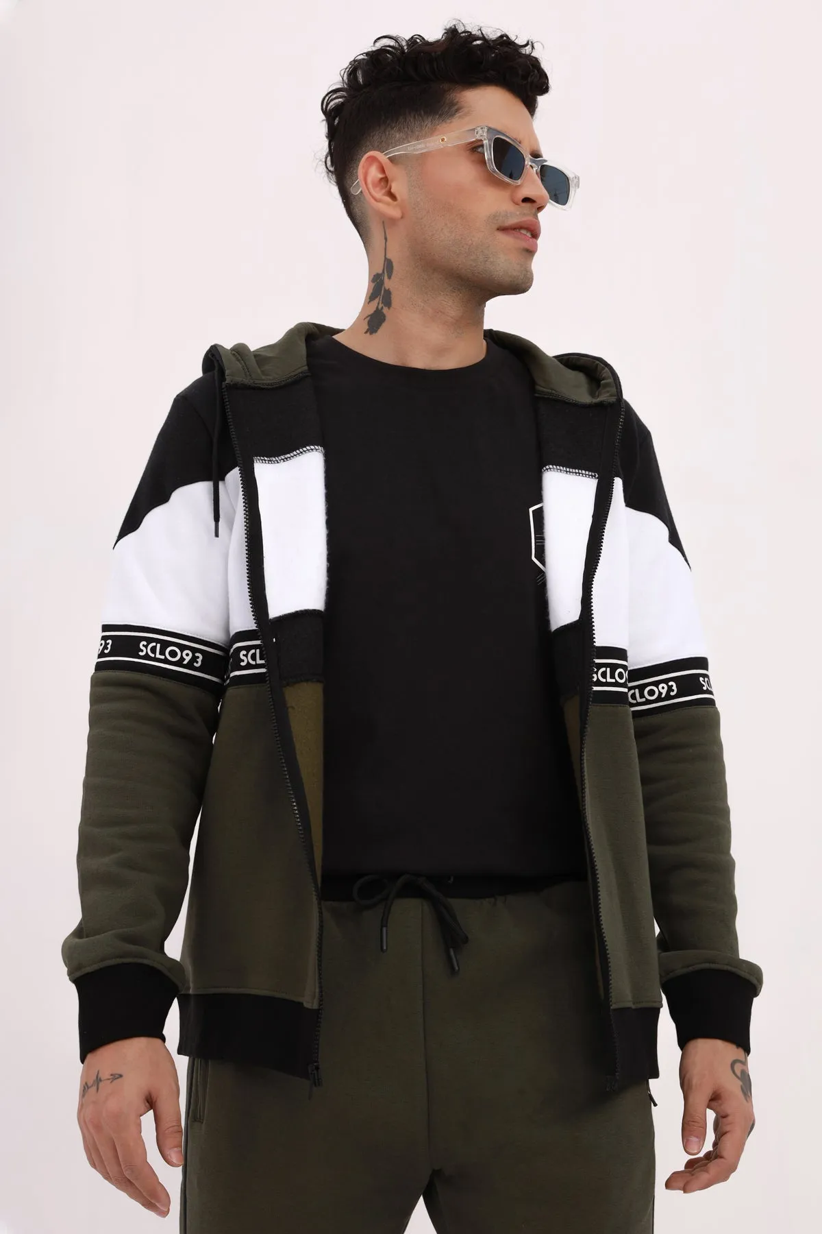 Sclo93 Graphic Zipper Hoodie - W22 - MH0037R