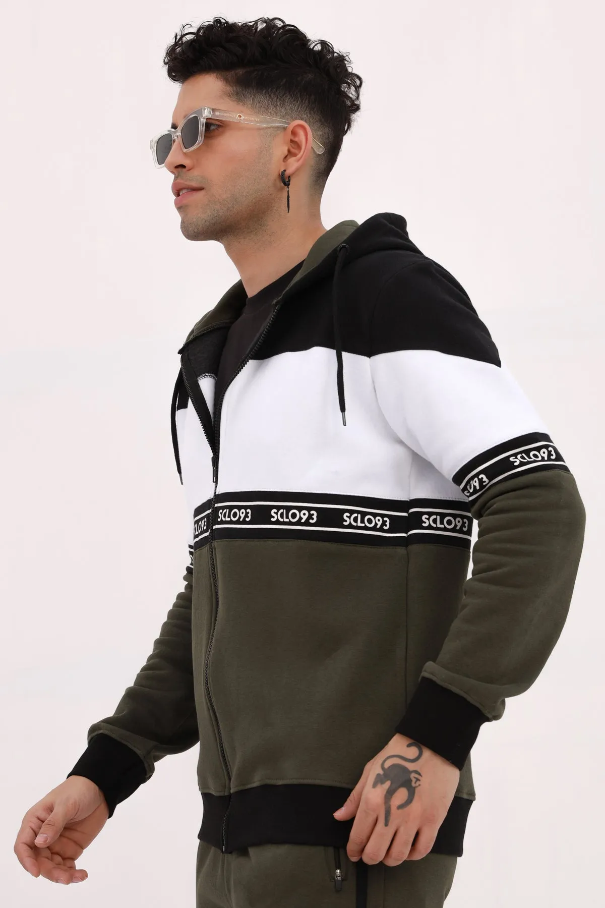 Sclo93 Graphic Zipper Hoodie - W22 - MH0037R