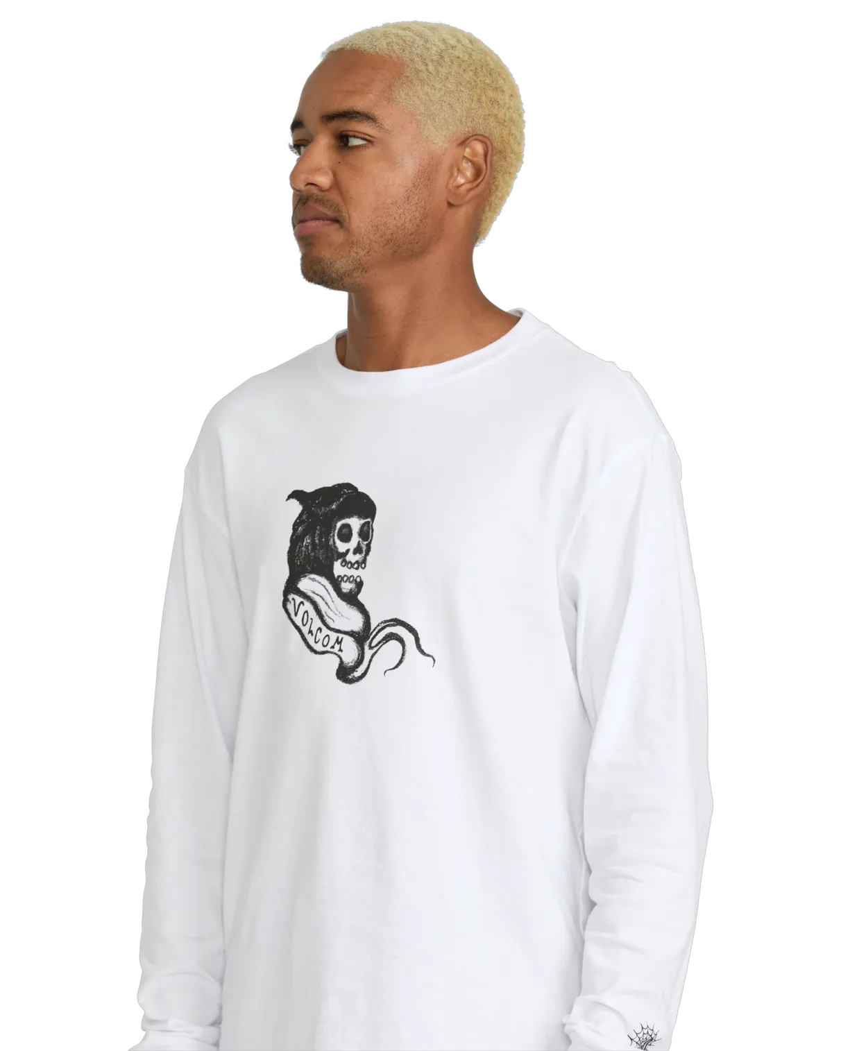 Seth Conboy Long Sleeve T-Shirt in White