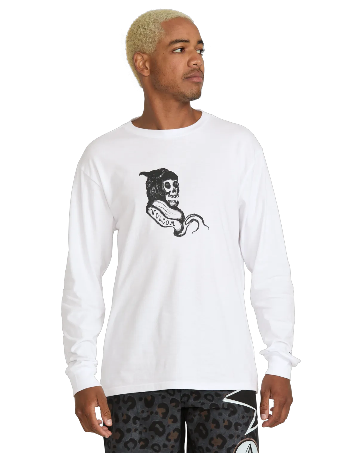 Seth Conboy Long Sleeve T-Shirt in White